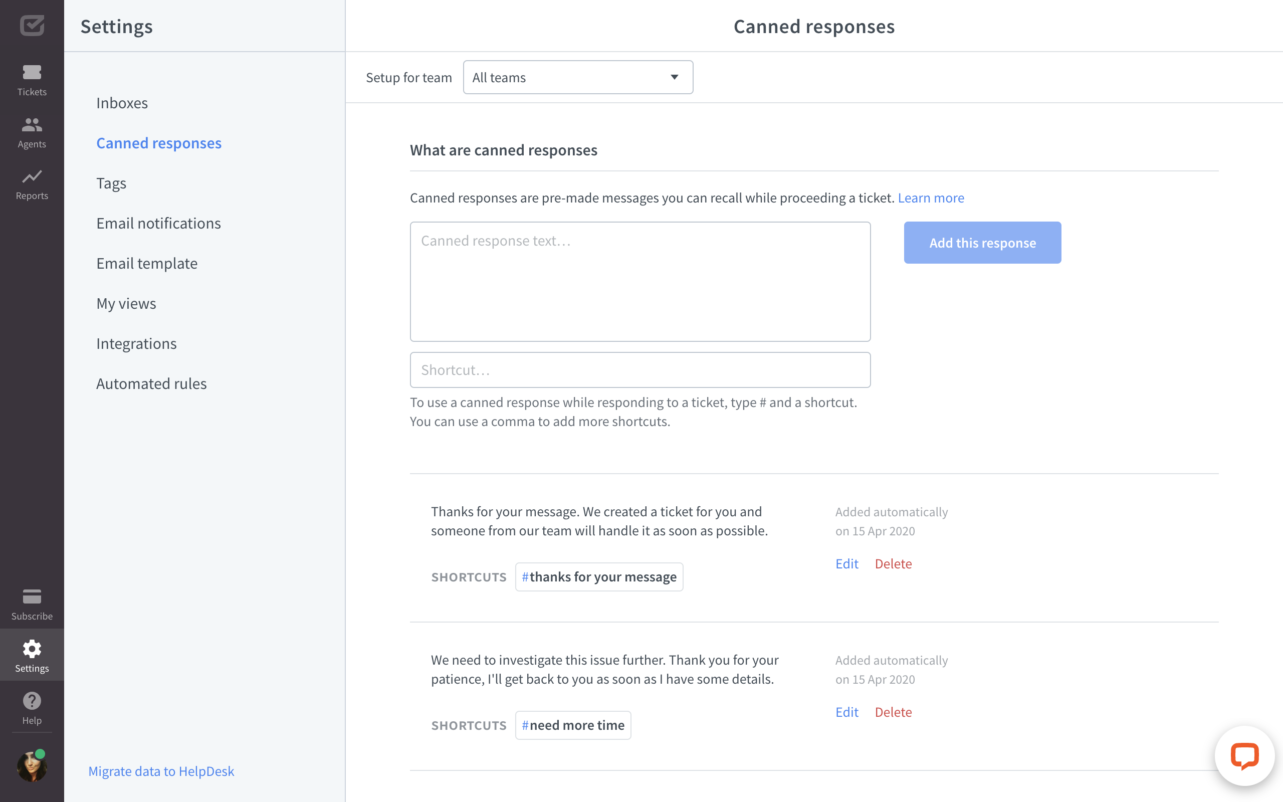 Product screenshots | LiveChat.com